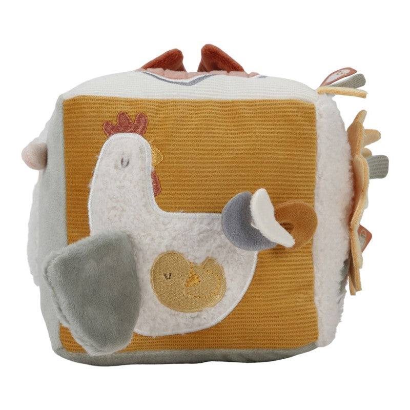 Cubo blandito de actividades Granja