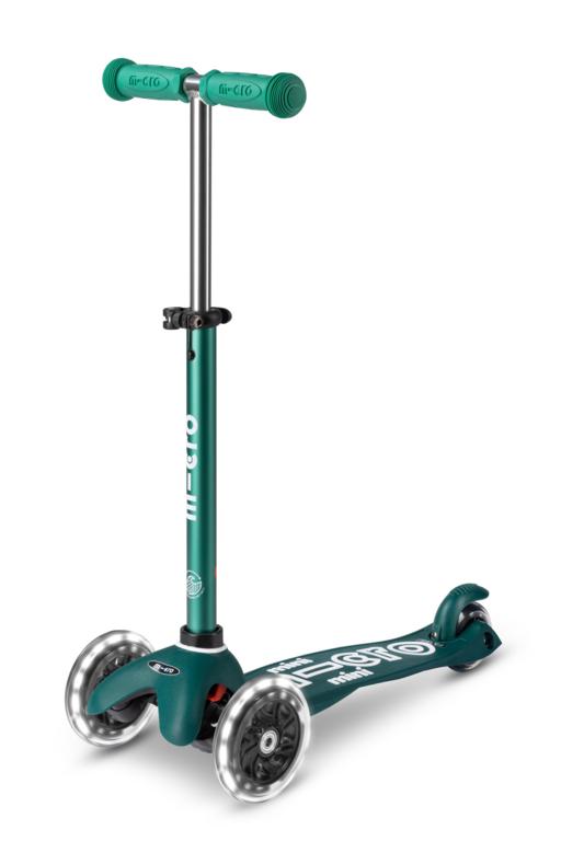 Patinete Mini Deluxe ECO Led - Verde