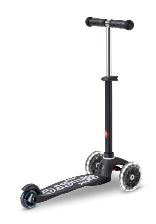 Patinete Mini Deluxe Led - Negro