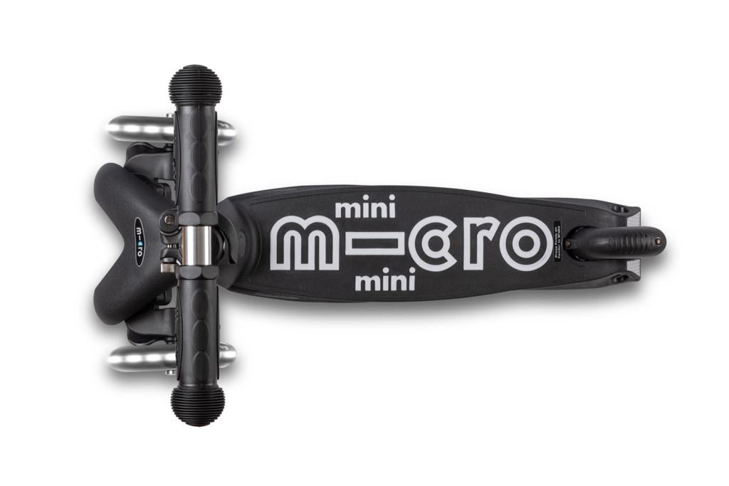 Patinete Mini Deluxe Led - Negro