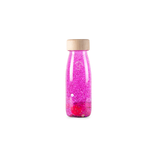 Botella sensorial rosa