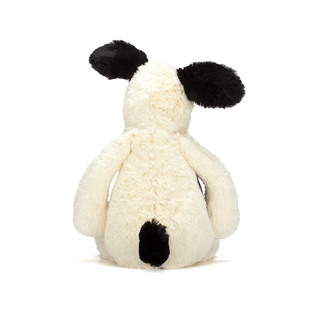 Peluche perro blanco y negro (M)