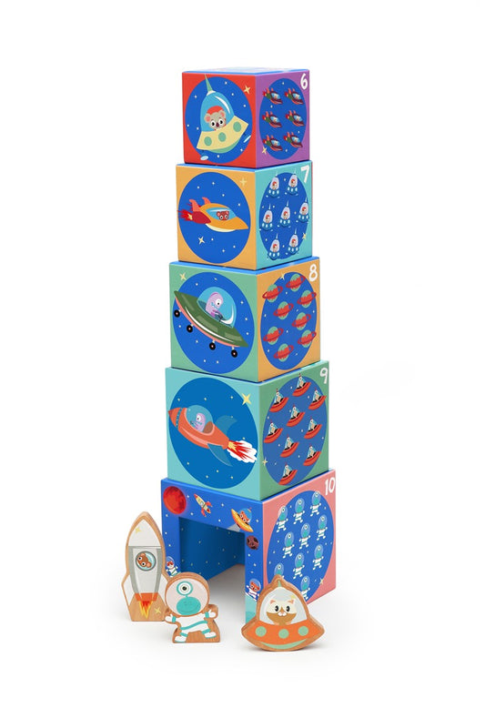 Cubos apilables Espacio