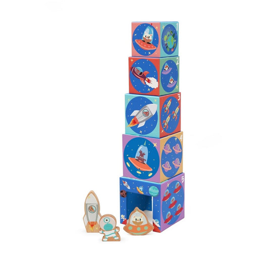 Cubos apilables Espacio