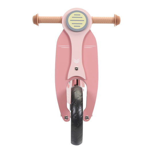 Bici sin pedales madera rosa