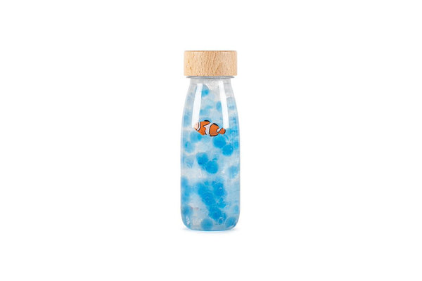 Botella de la calma con pez