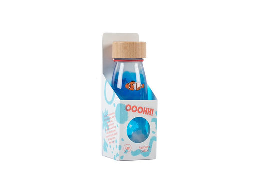 Botella de la calma con pez