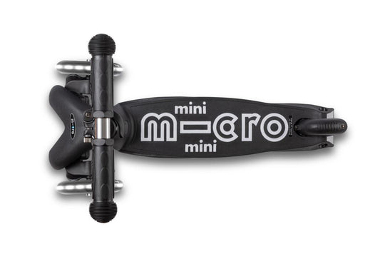 Patinete Mini Deluxe Led - Negro