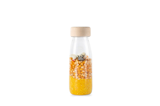 Botella sensorial - Spy Granja