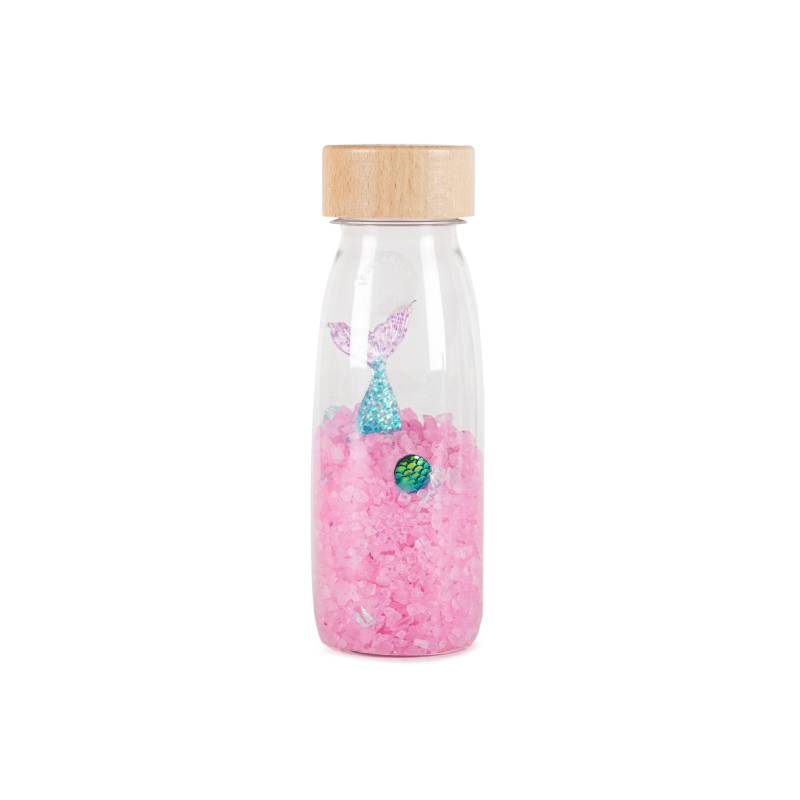 Botella sensoriales rosa sirena