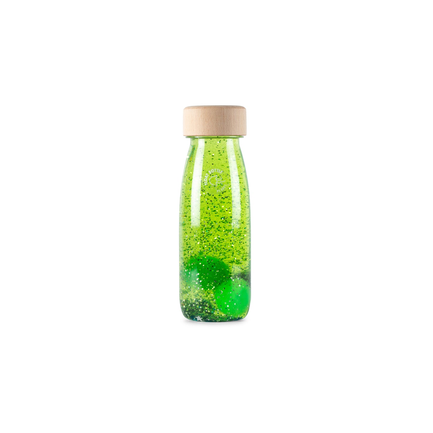 Botella de la calma verde
