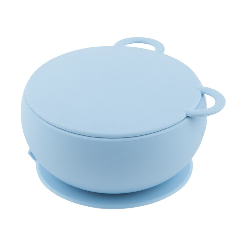 Bowl de silicona con ventosa - Baby Blue