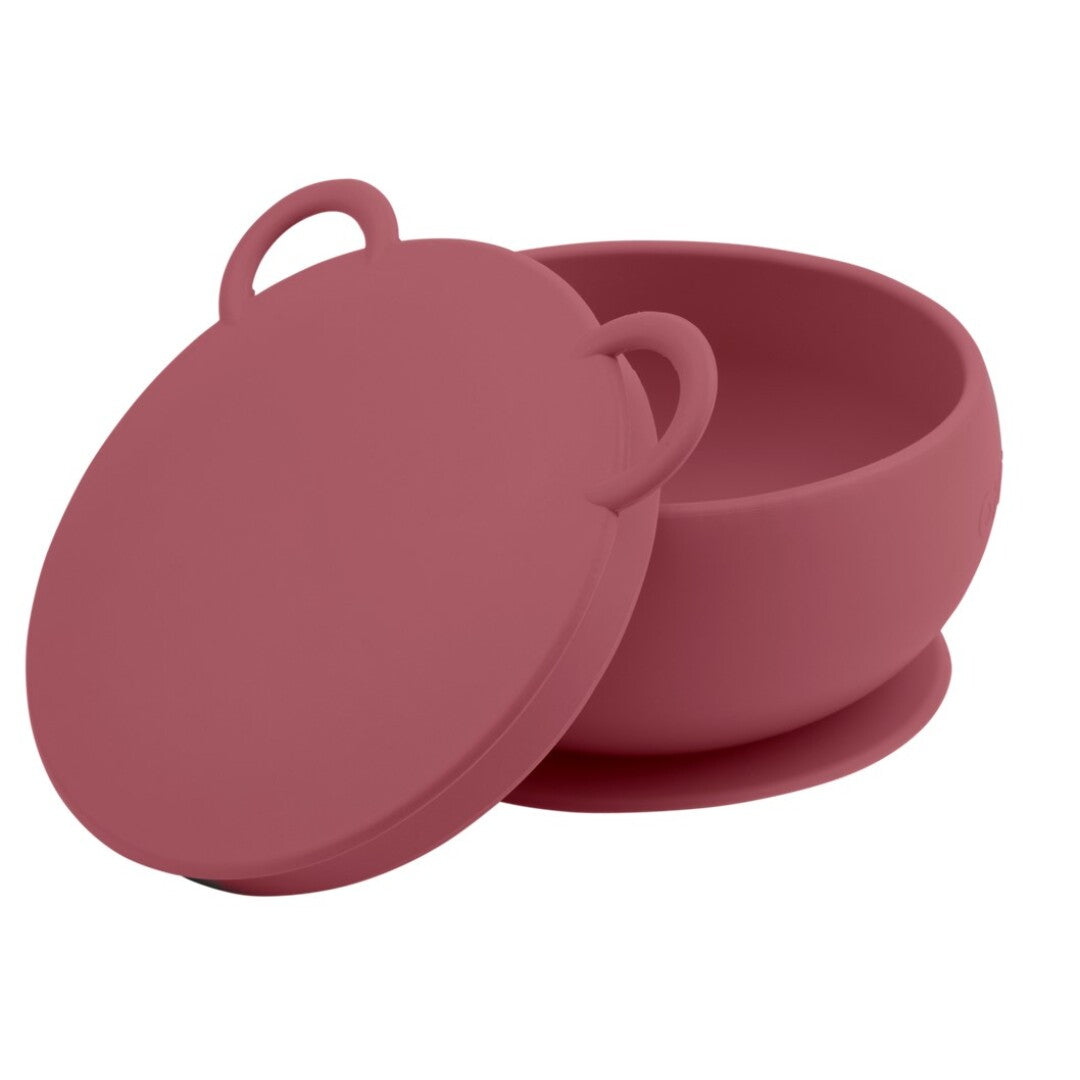 Bowl de silicona con ventosa - Rosado Scarlet