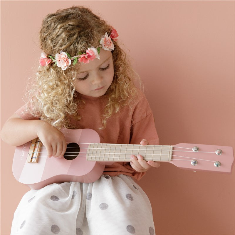 Guitarra rosa little dutch