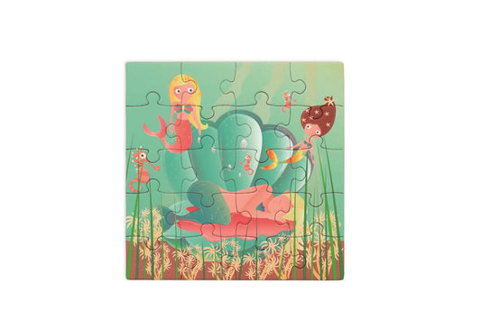 2 Puzzles magnéticos para llevar - Sirenas