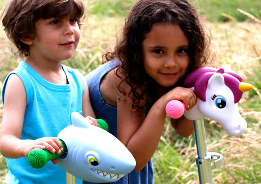 Cabeza unicornio patinete infantil