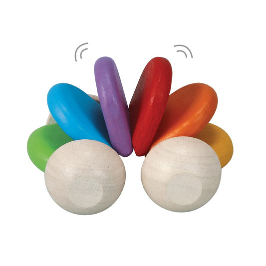 Coche bebé flexible de madera