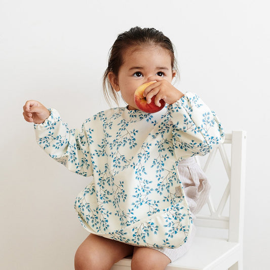 Babero con mangas - Windflower Creme
