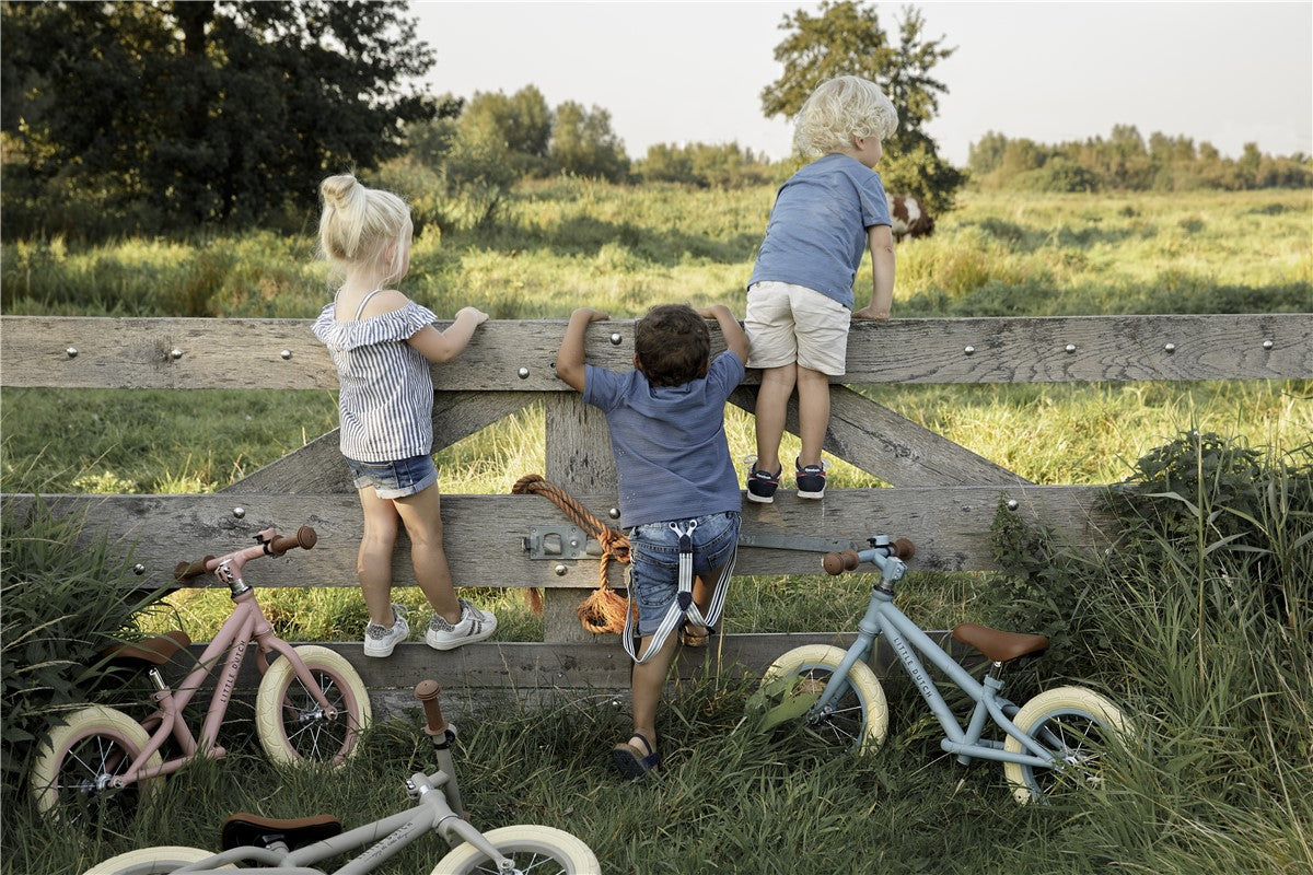 Niños con bicicletas little dutch
