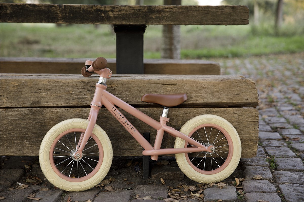 Bicicleta equilibrio rosa little dutch