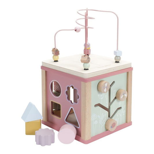 Cubo de actividades Flowers