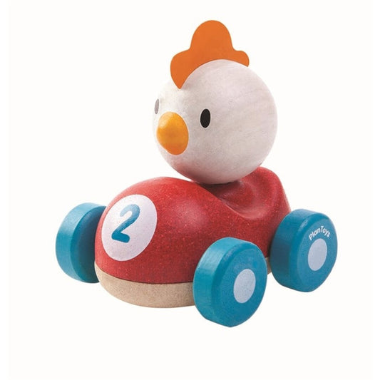 Coche de carreras Pollito Piloto