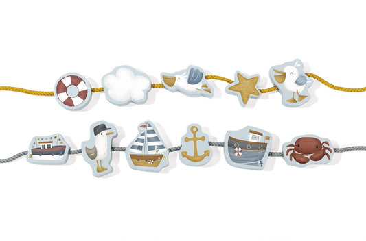 Juego de ensartar figuras Sailors