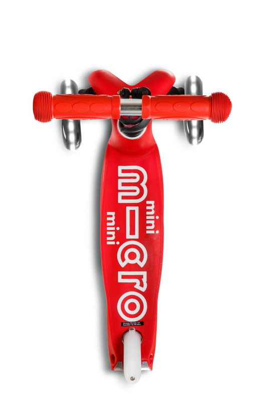 Patinete Mini Deluxe Led - Rojo